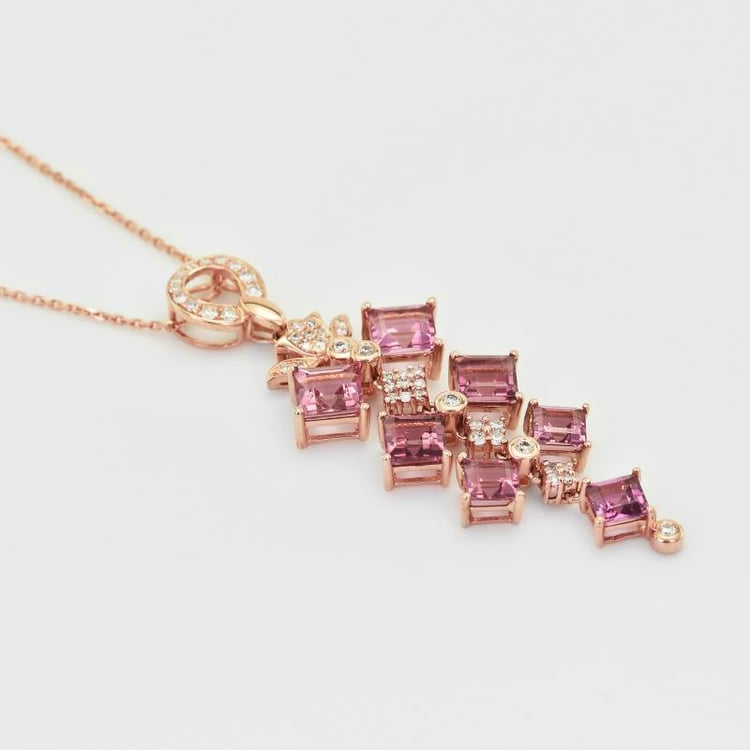 Náhrdelník s princess turmalíny 17819