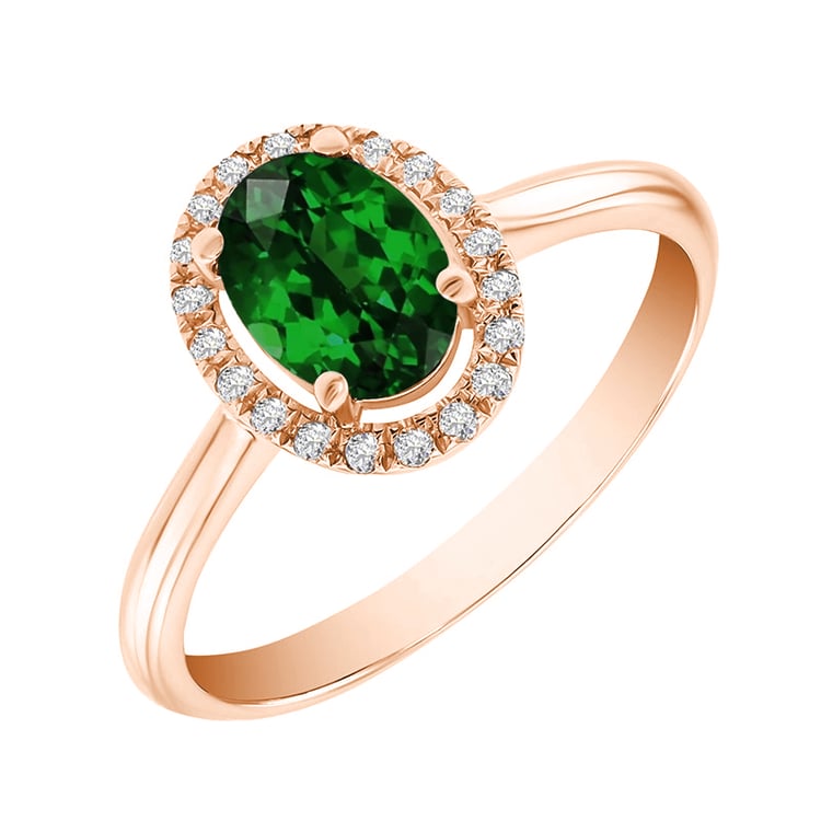 Zásnubní granátový prsten 32455