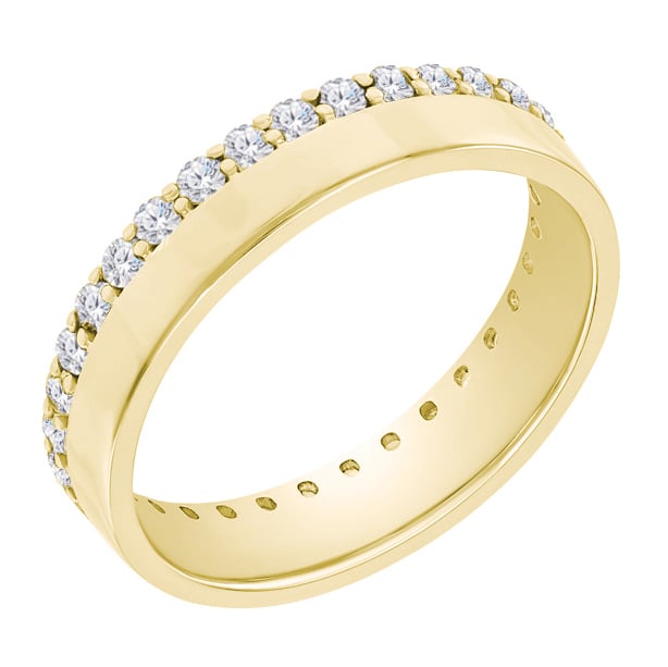 Eternity prsten ze zlata plný diamantů 59385