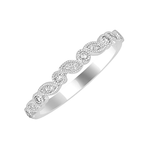 Diamanty ve zlatém eternity prstenu Sango