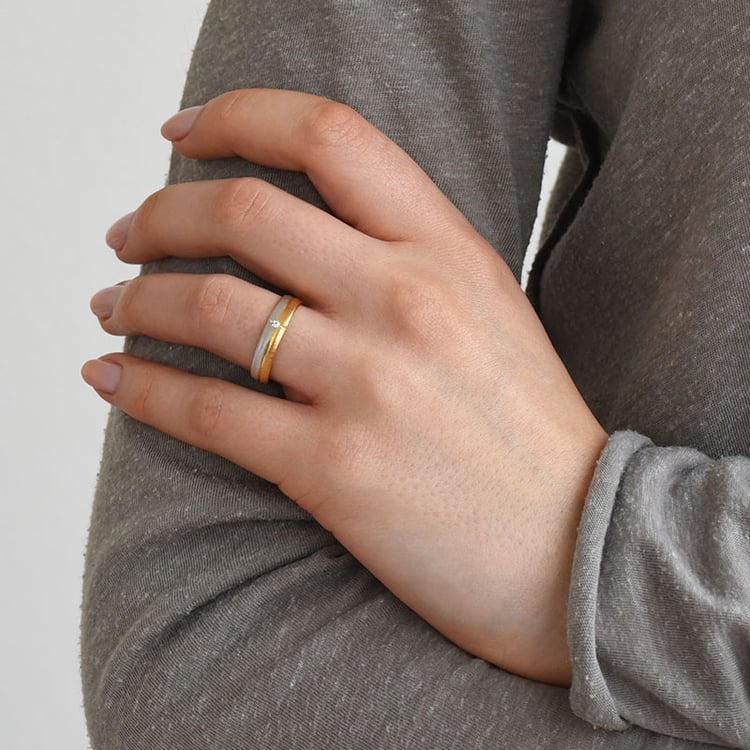 Dámský snubní prsten 77291