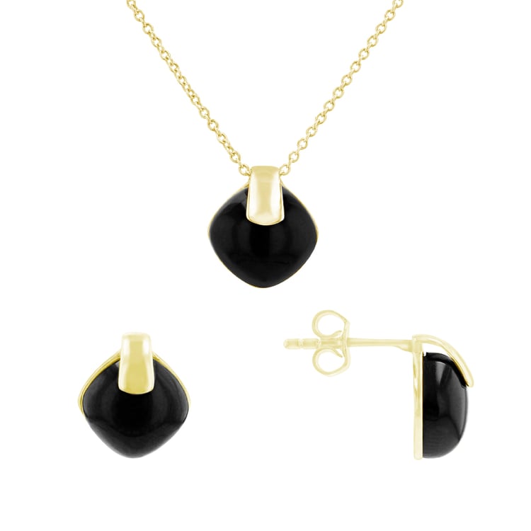 Set šperků s černými onyxy