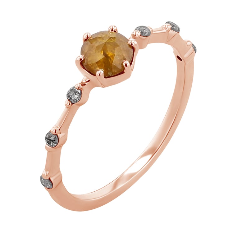 Prsten se salt and pepper diamanty Imelda 120815