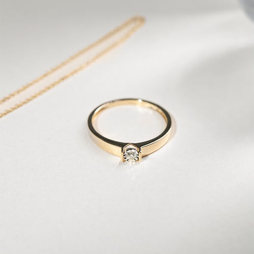 Elegantní zásnubní prsten s lab-grown diamantem Segunda