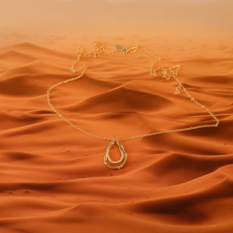 Pozlacený set šperků se zirkony Roth 101275