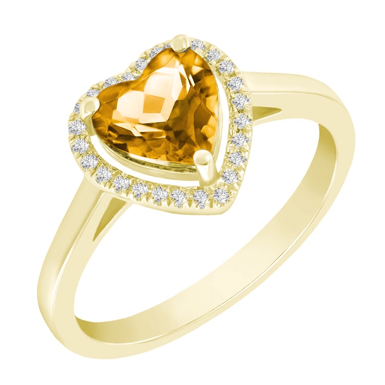 Citrínový prsten 35455