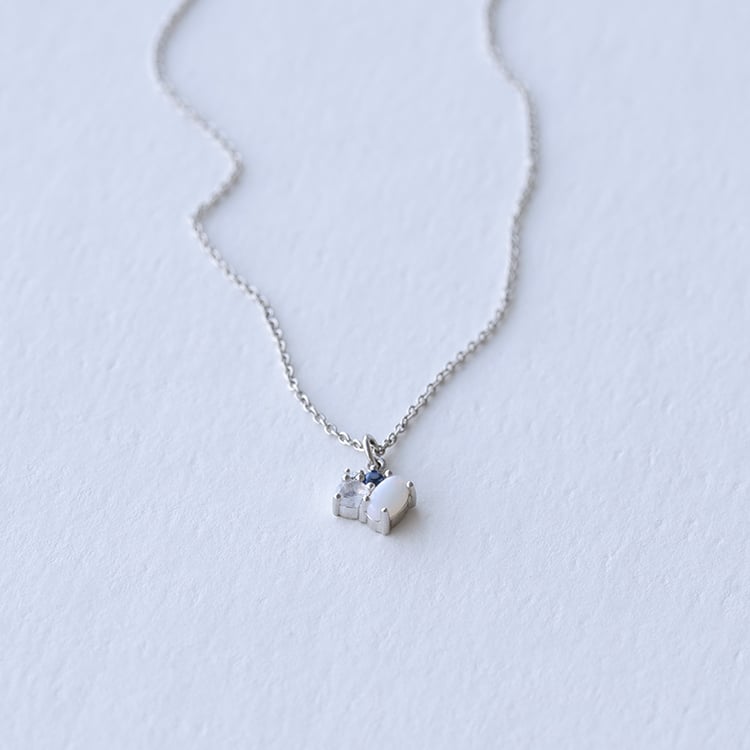 Jedinečný cluster náhrdelník 74739