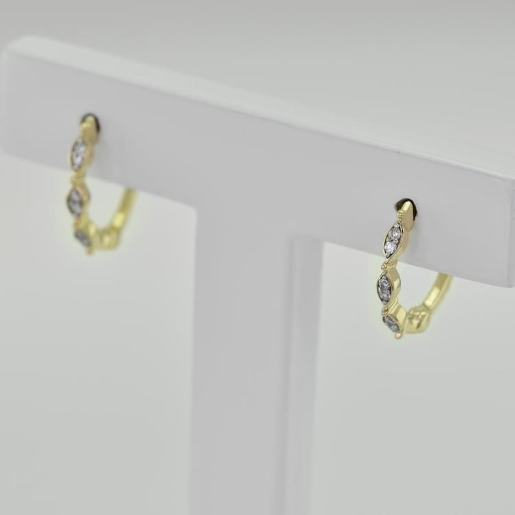 Kruhové náušnice s lab-grown diamanty Wontisa 112823