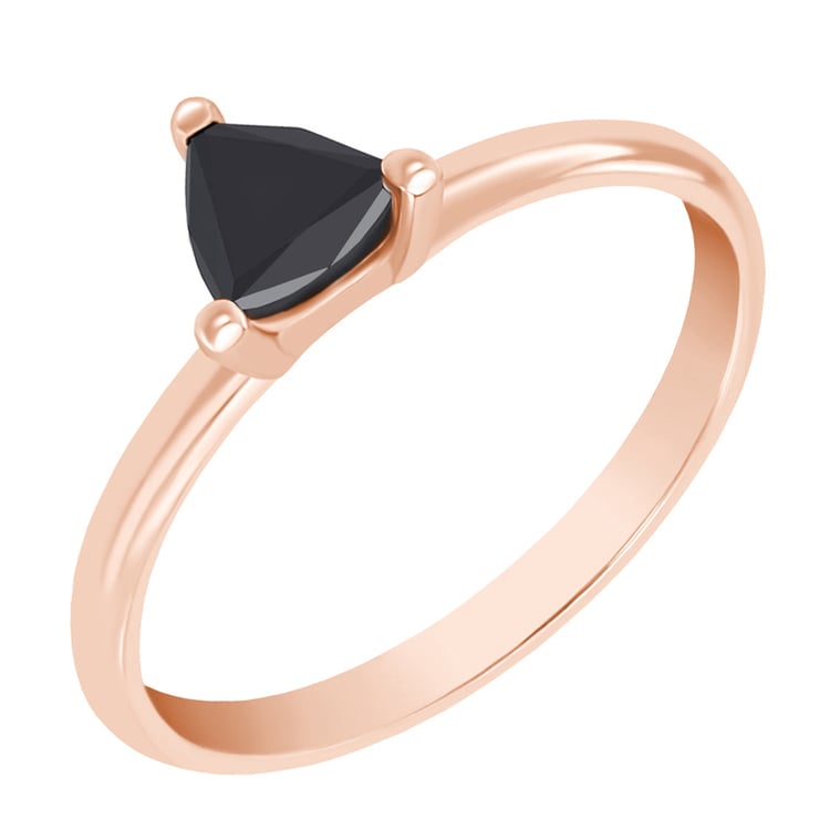 Prsten z růžového zlata 37815