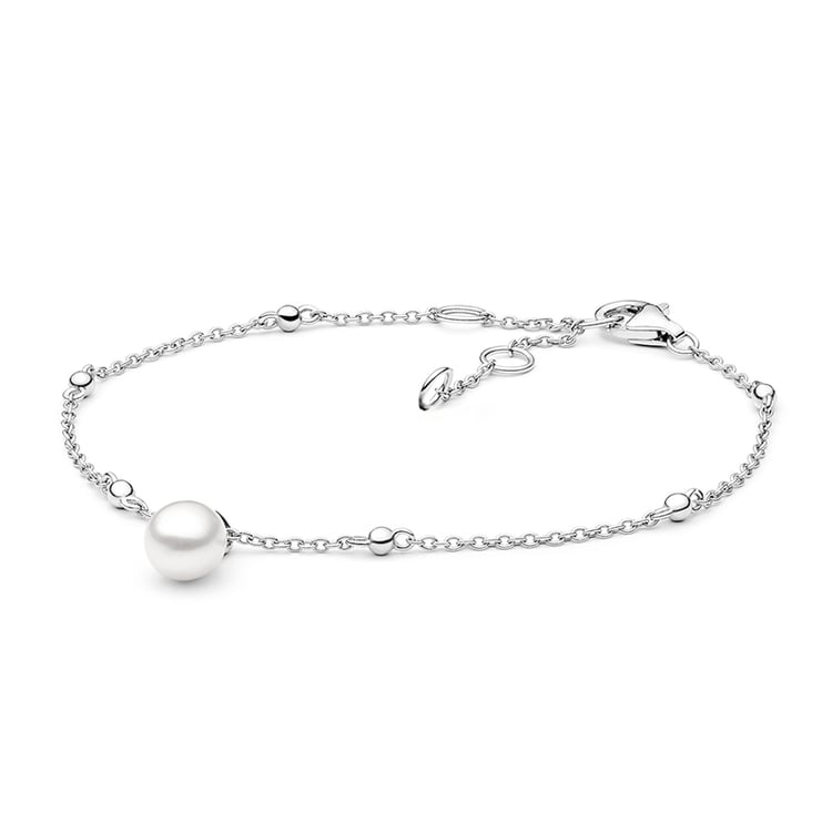 Stříbrný náramek s perlou Jerrik