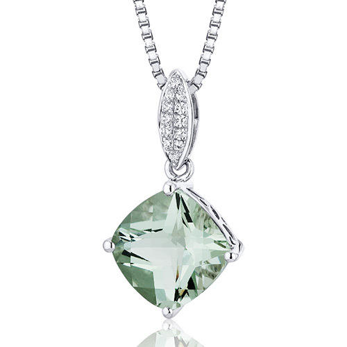 Stříbrný náhrdelník s ametystem Creel