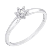 Solitaire prsten s lab-grown diamantem Leandra