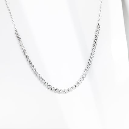 Luxusní zlatý náhrdelník s lab-grown diamanty Sofi