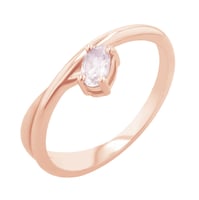 Prsten s oválným růženínem Emeli