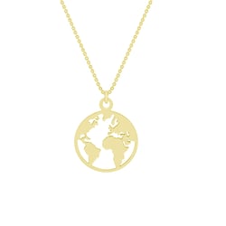 Přívěsek s mapou světa World