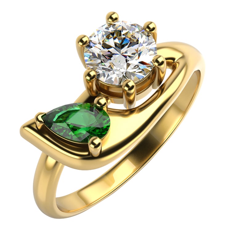 Prsten ze žlutého zlata 15705