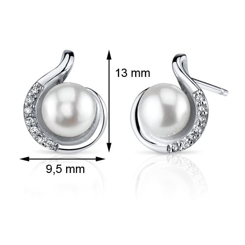 Náušnice s perlami 19491