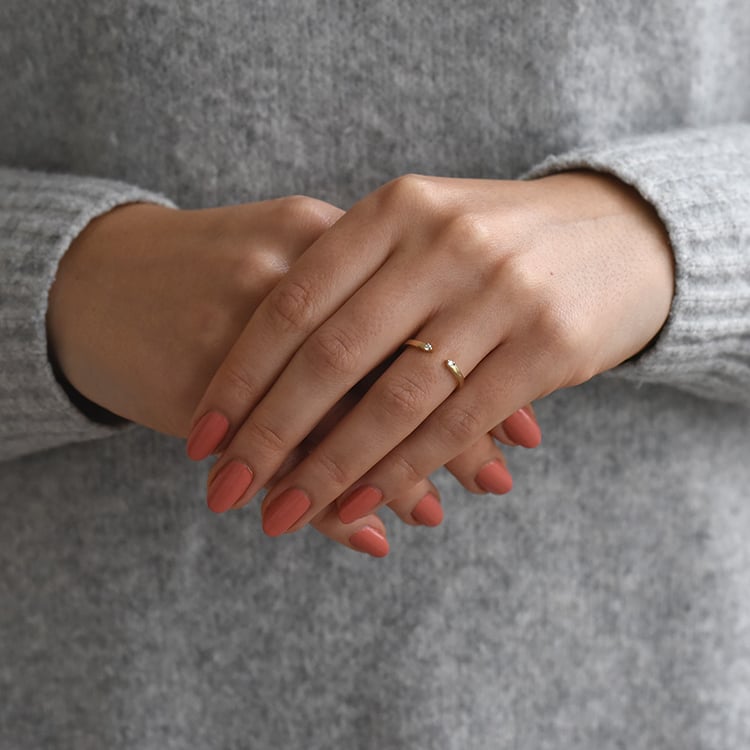 Zásnubní prsten s diamanty 75368