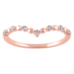 Zlatý prsten s lab-grown diamanty Eveline