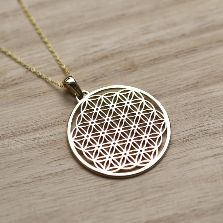 Květ života v náhrdelníku s diamanty 51420