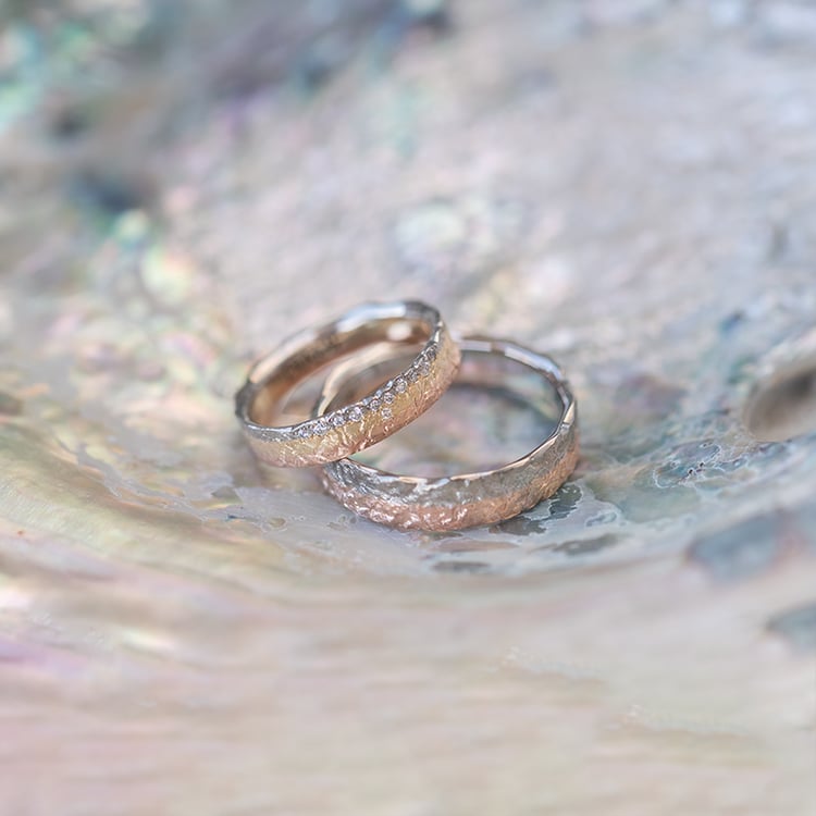 Unikátní snubní prsteny ze zlata s diamanty Diame 97253