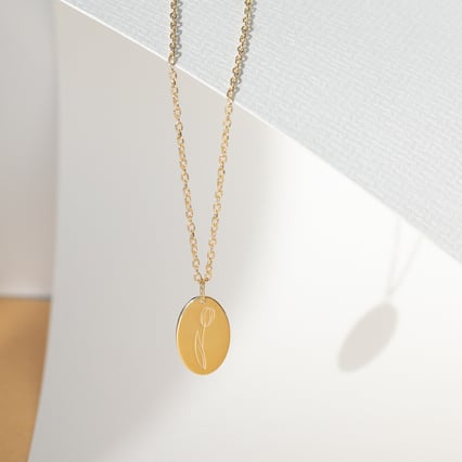 Romantický přívěsek s květinou a gravírem dle vaší volby Daisy