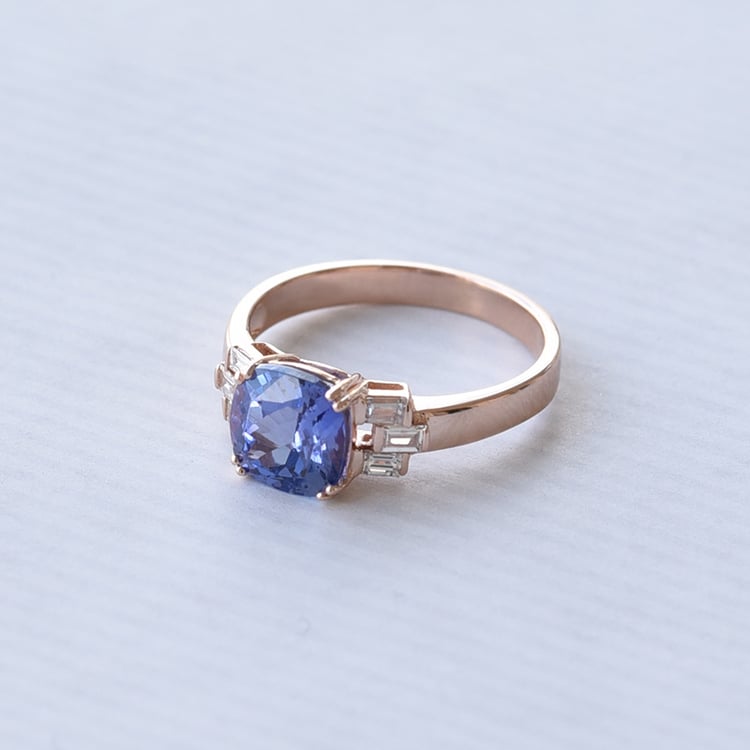 Zlatý zásnubní prsten 72316