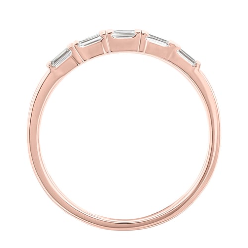 Eternity prsten s lab-grown baguette diamanty Vamala
