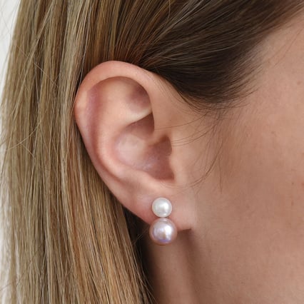 Decentní perlové náušnice Hedda