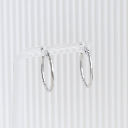 Stříbrné kruhové náušnice Ingmar