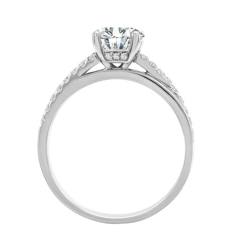 Zásnubní prsten z platiny Noris 8739