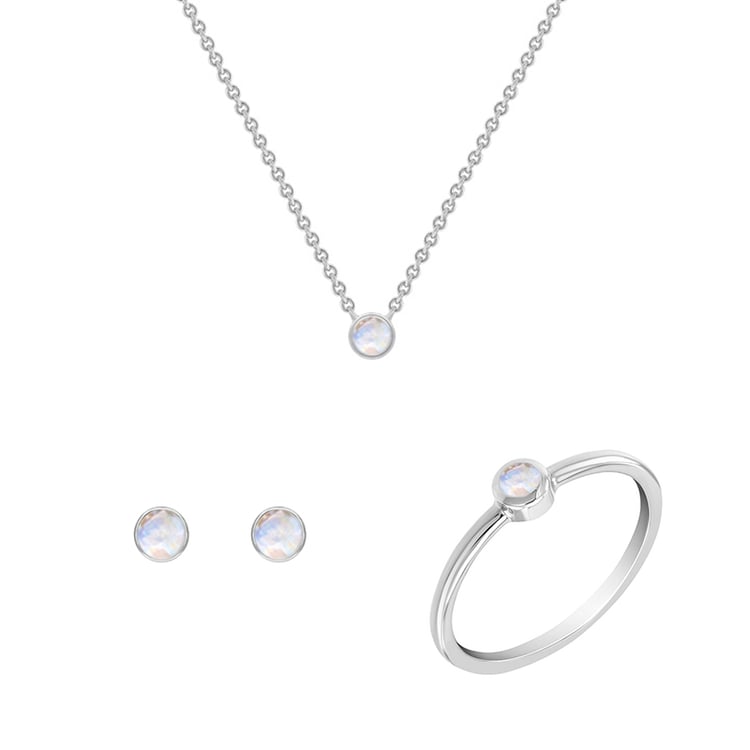 Minimalistická kolekce šperků s měsíčními kameny Livy 147504