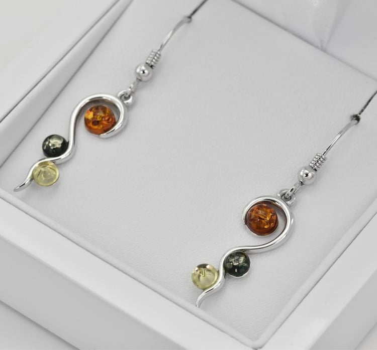 Náušnice ze stříbra 26557