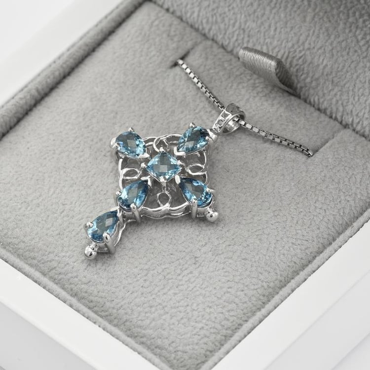 Topazový náhrdelník 39114