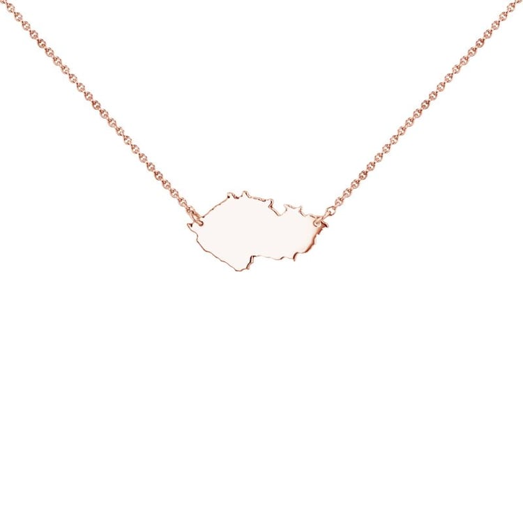 Zlatý či platinový náhrdelník Česká republika 106478