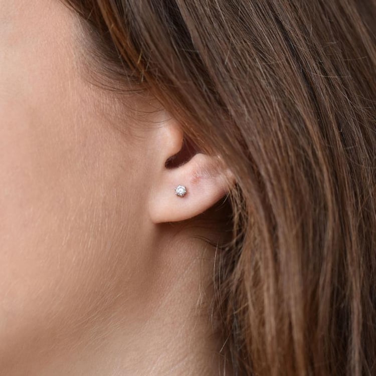 Diamantové náušnice 15524