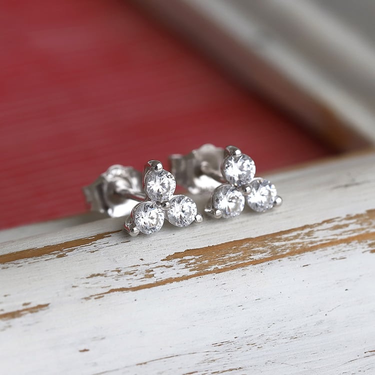 Diamantové náušnice 85813