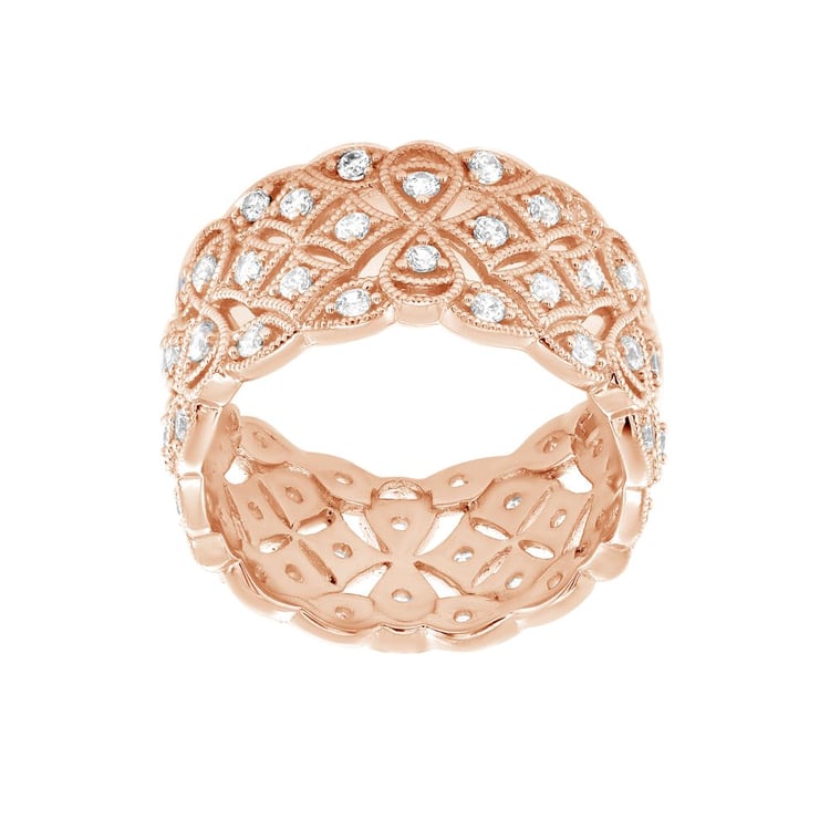 Moderní stříbrný prsten s lab-grown diamanty Bernt 163199