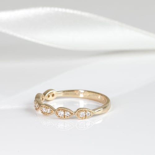 Eternity prsten ze zlata s diamanty Lacy