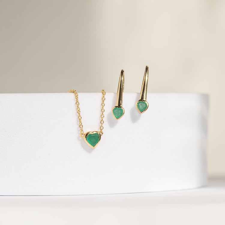 Smaragdová kolekce šperků Roshni 145815