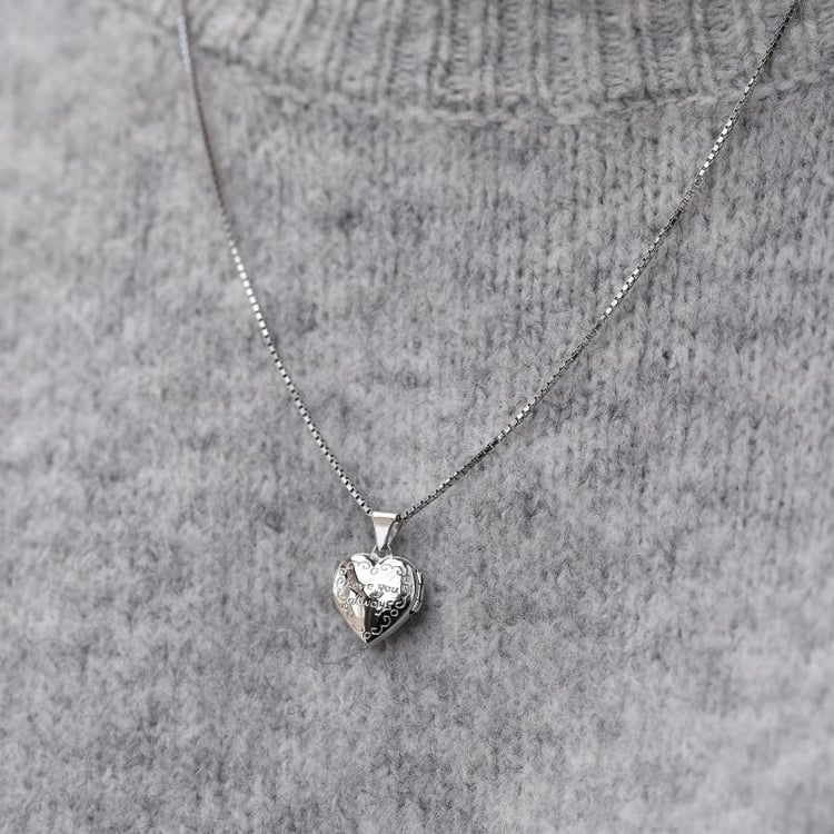 Srdíčkový medailonek 35309