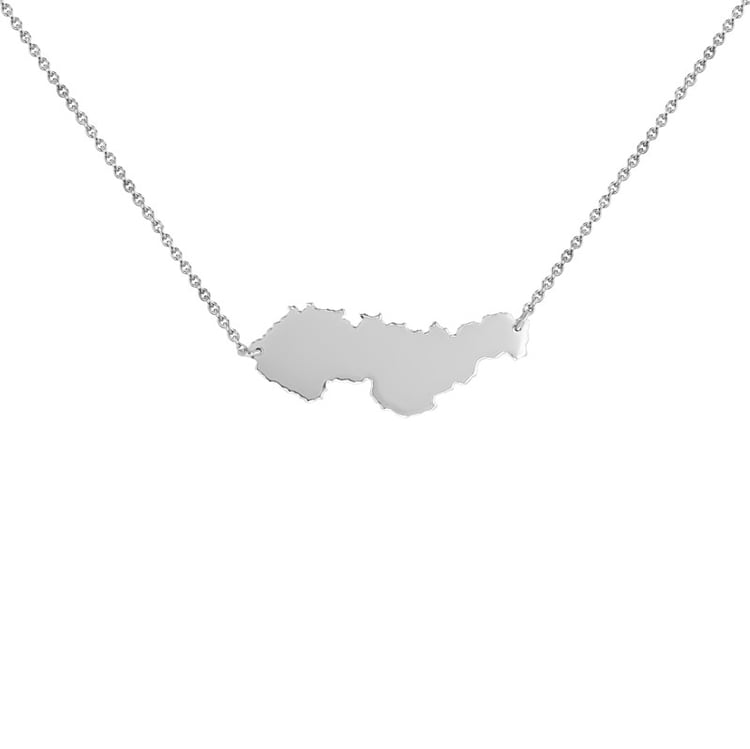 Stříbrný náhrdelník Československo 106576