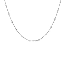 Řetízek s kuličkami 45 cm ze stříbra
