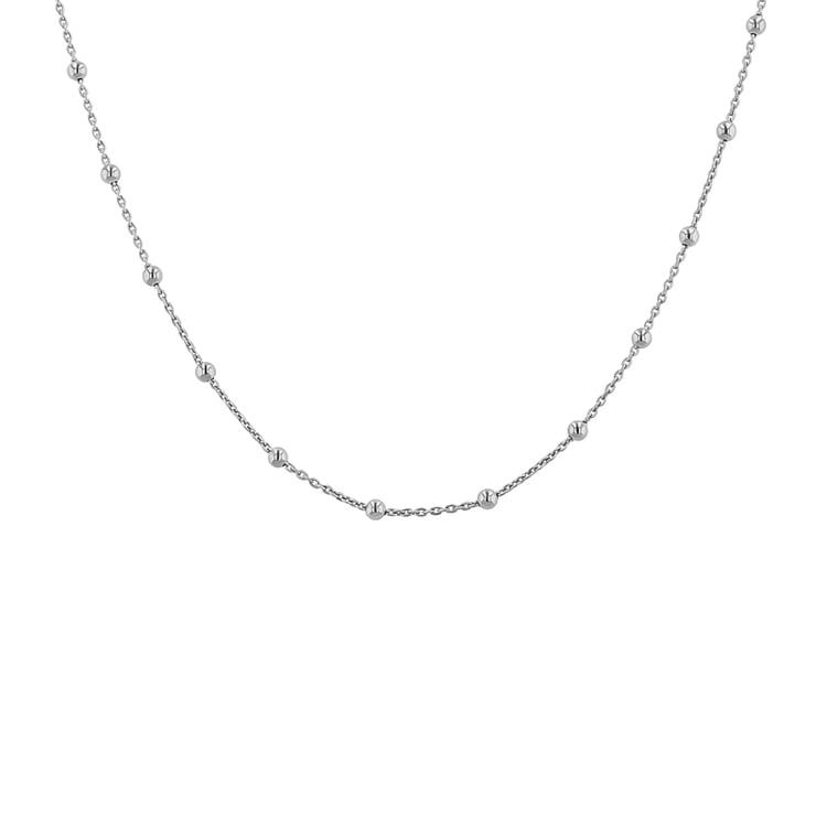 Řetízek s kuličkami 45 cm ze stříbra