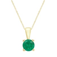 Přívěsek se smaragdem s výběrem velikosti Quinn