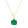 Přívěsek se smaragdem s výběrem velikosti Quinn