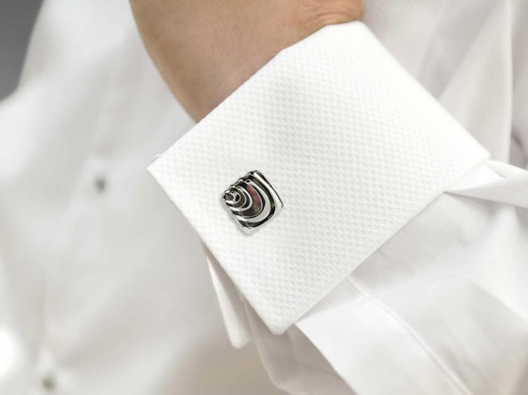 Stříbrné manžetové knoflíčky Idan 5739