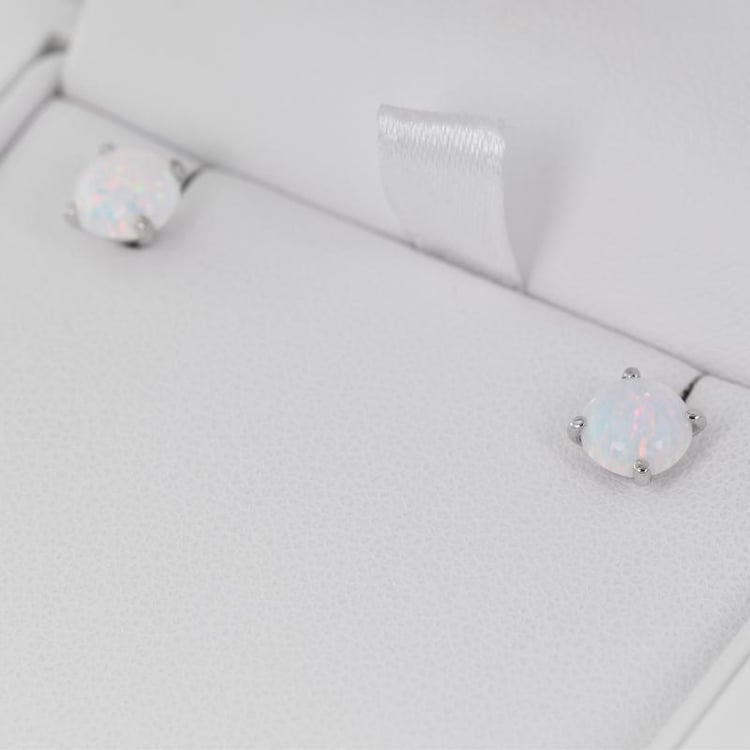 Zlaté náušnice s opály 27091