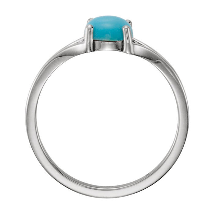 Jemný tyrkysový prsten 5854
