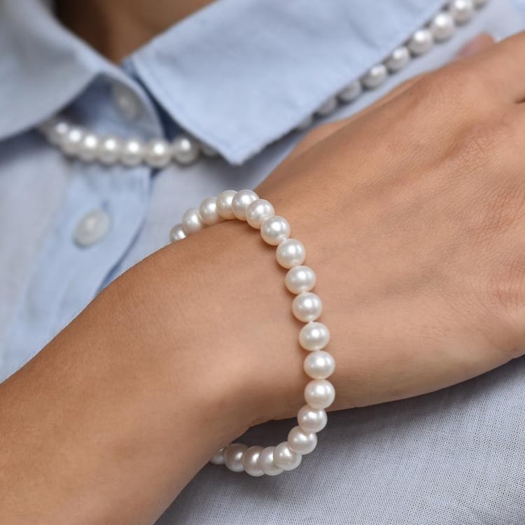 Náramek s perlami 13498